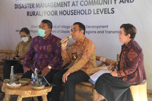 Jadi Pembicara Pada Sharing Experiences Kemendes PDTT, Walikota Jaya Negara Paparkan Mitigasi Bencana dan Pemulihan Ekonomi Pasca Bencana