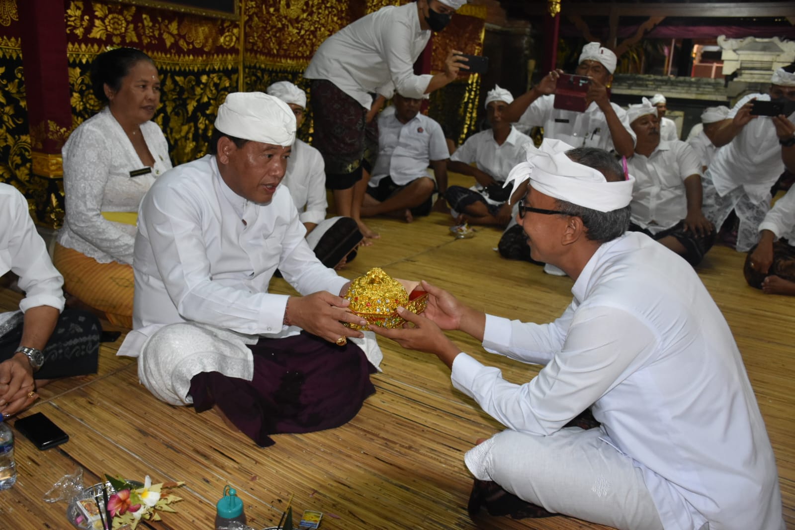 Sekda Alit Wiradana Hadiri Tawur Ngusaba Desa dan Nangluk Merana Desa Adat Intaran
