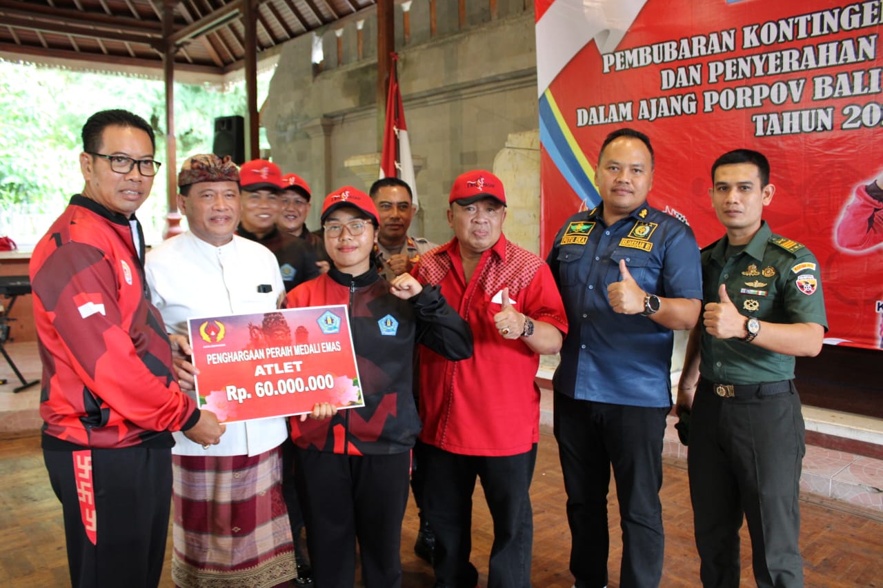 Raih Juara Umum II Porprov Bali Tahun 2022, Pemkot Denpasar Berikan Dana Tali Kasih, Sekaligus Pembubaran Kontingen