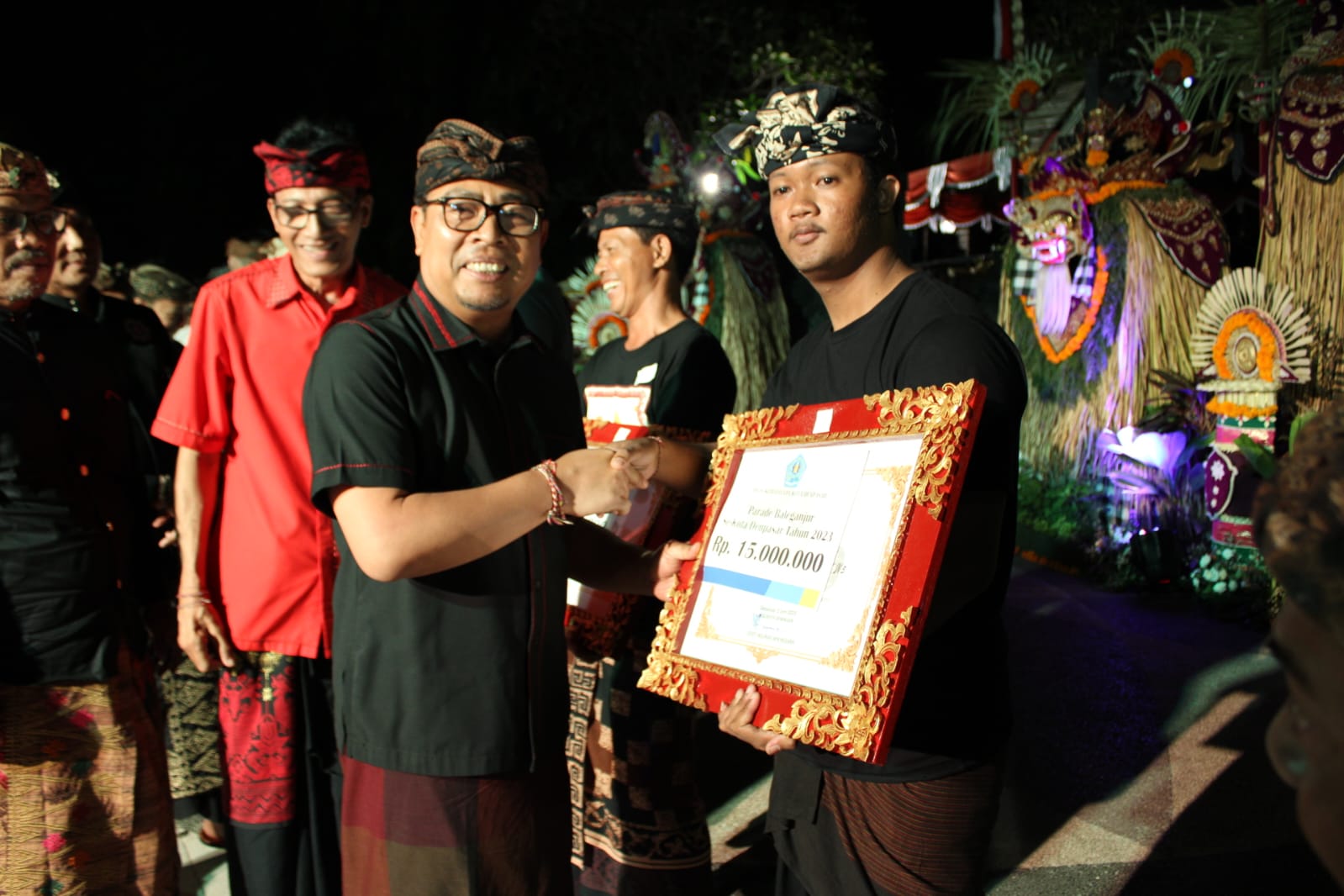 Wawali Arya Wibawa Tutup Parade Baleganjur Serangkaian Bulan Bung Karno