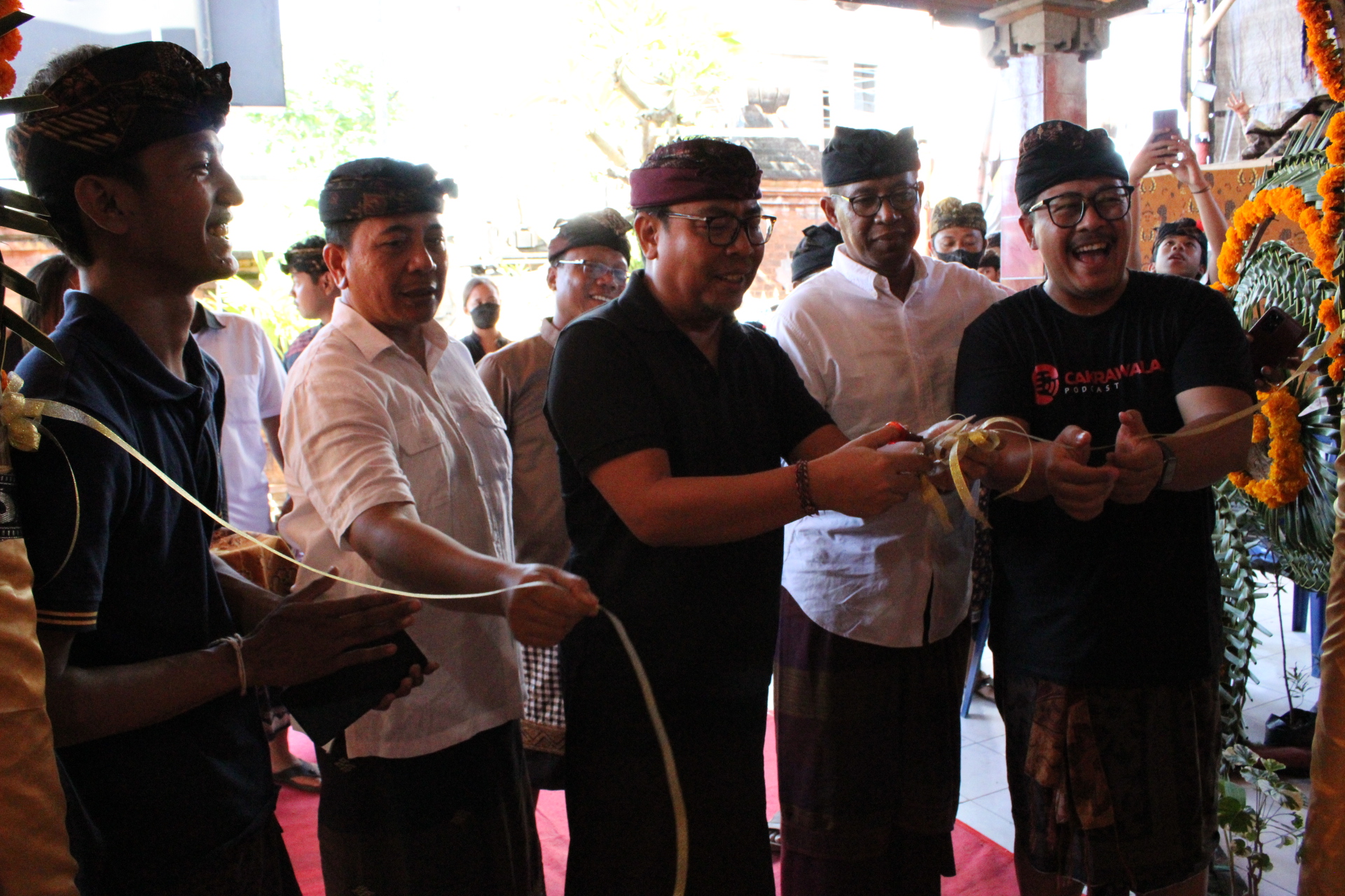 Wawali Arya Wibawa Buka Lomba Sketsa dan Pameran Tapel Ogoh-ogoh ST Tunas Muda Banjar Dukuh Mertajati Sidakarya.