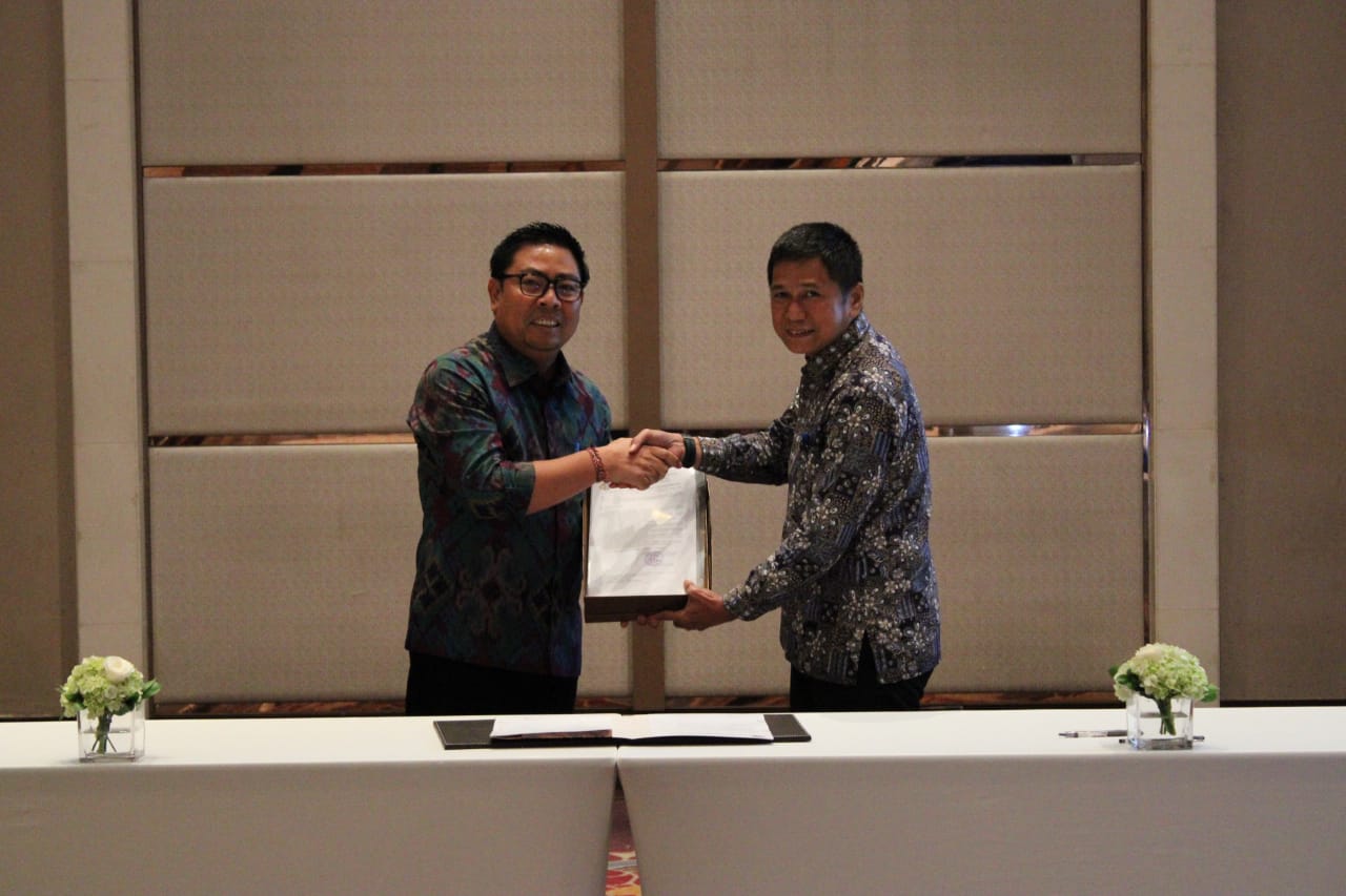 Wawali Arya Wibawa Terima Dokumen Ranperkada RDTR Dari Kementrian ATR/BPN.