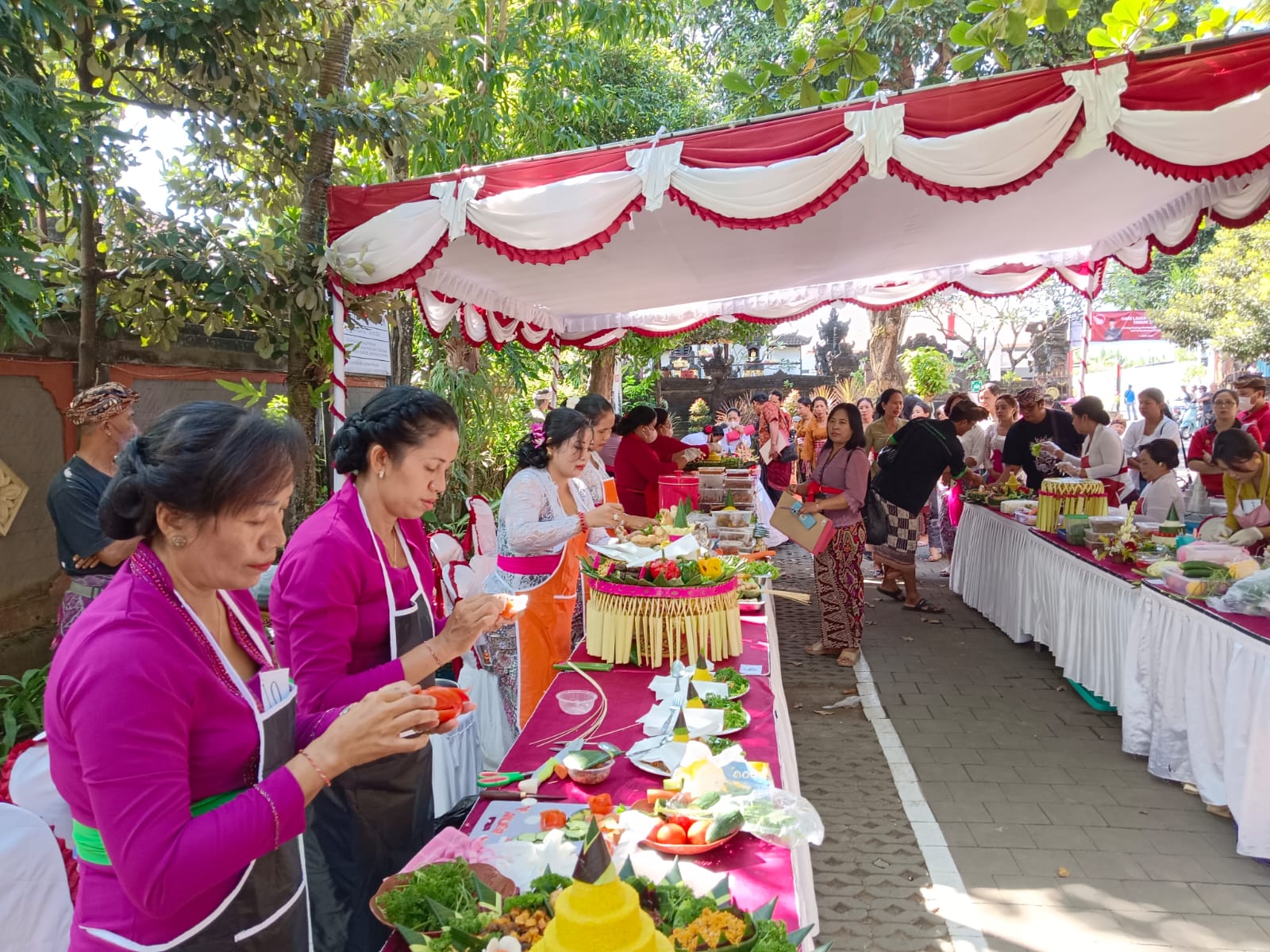 Peringati Bulan Bung Karno, Densel Gelar Lomba Pidato dan Lomba Menghias Tumpeng