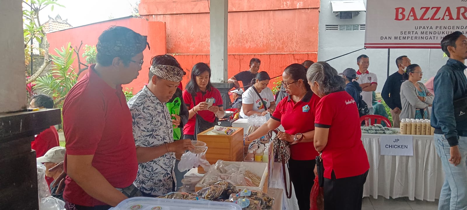 Peringati HUT Ke-78 Tahun RI, Dinas Perikanan dan Ketahanan Pangan Gelar Bazzar Pangan Tekan Inflasi