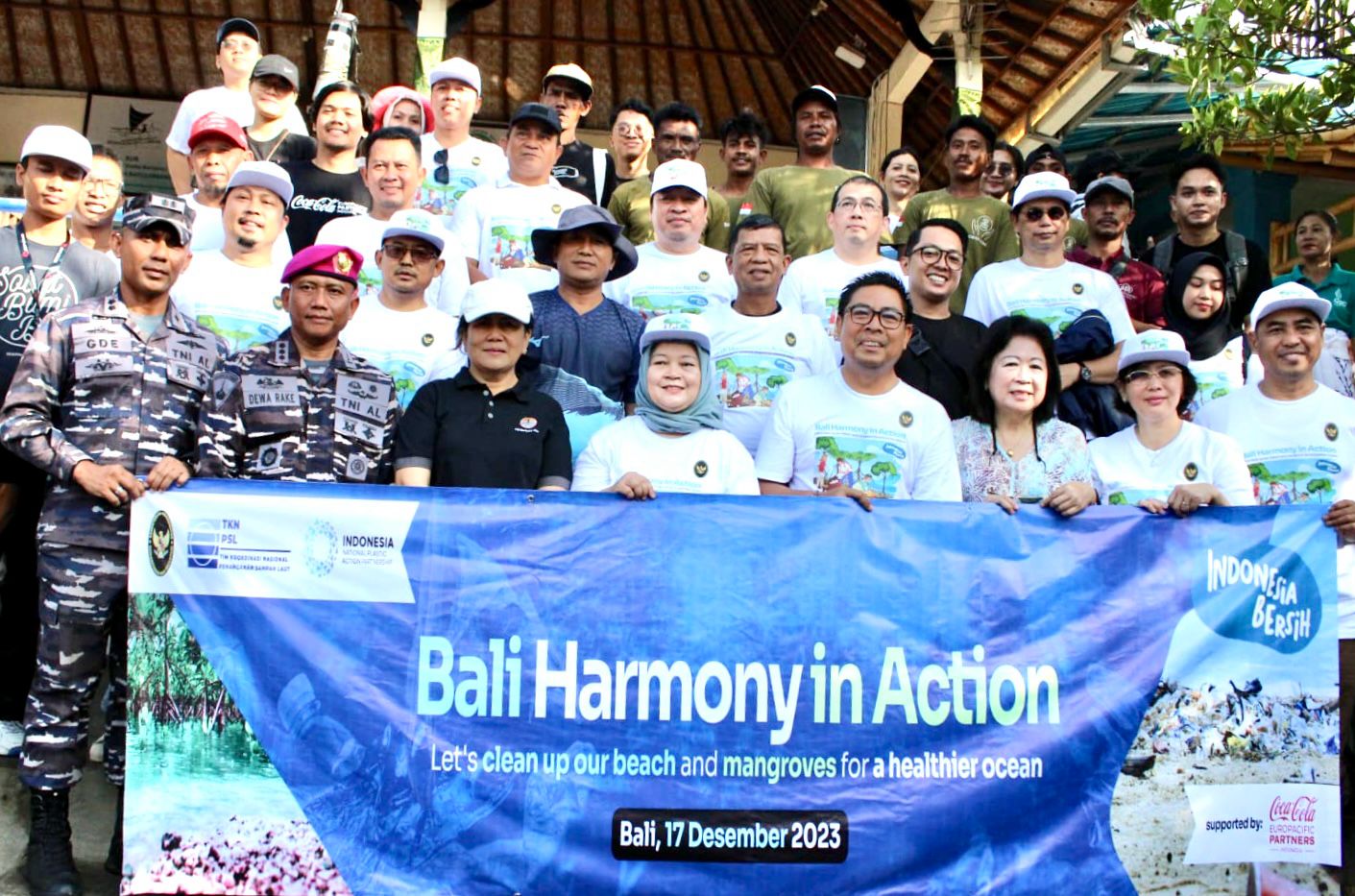 Wawali Arya Wibawa Ikuti Aksi Penanaman Mangrove dan Bersih Lingkungan Dari Kemenko Marves