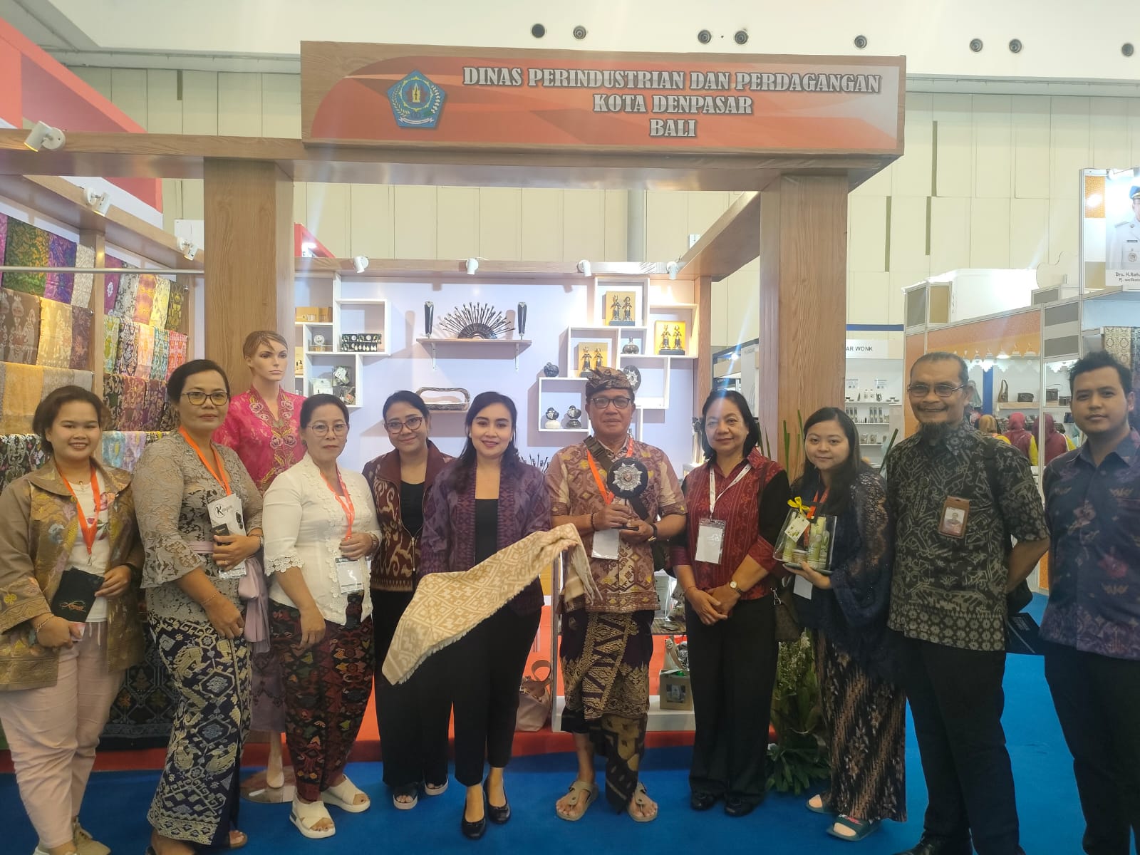 IKM Unggulan Kota Denpasar Ikuti Pameran Ekspor Nasional TEI ke-38 Di Tangerang