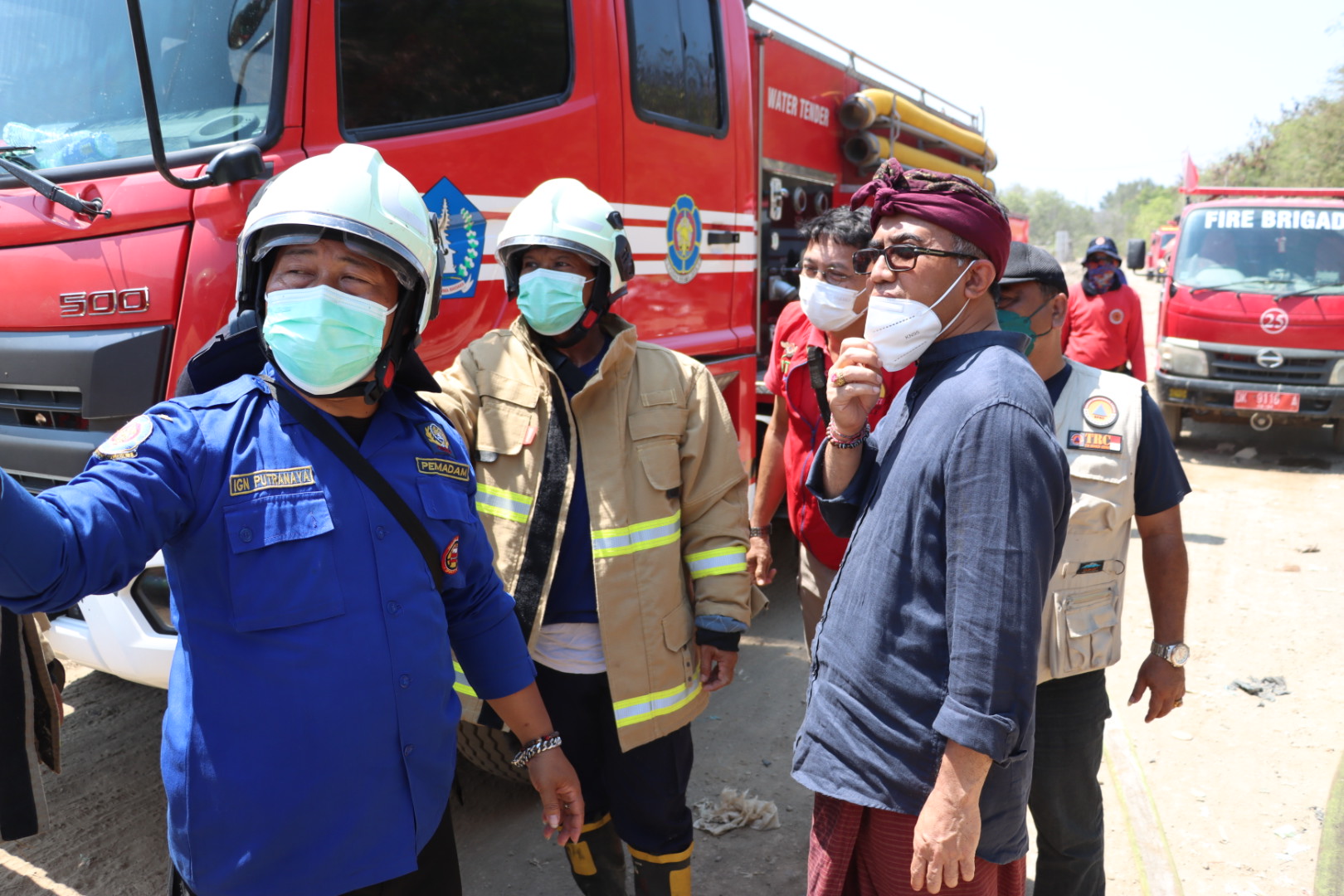 Percepat Penanganan Kebakaran TPA Suwung, Walikota Jaya Negara Fokuskan Suplai Air Untuk Damkar dan Pola Injeksi
