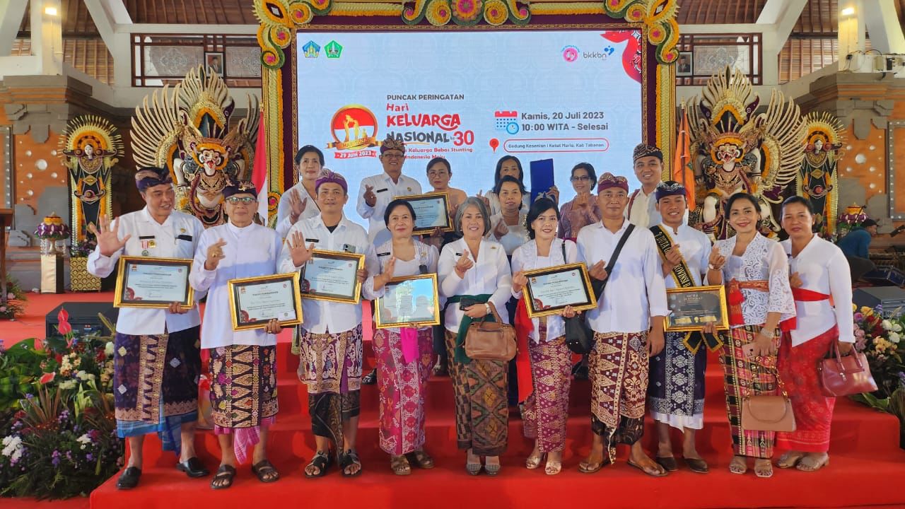 Kota Denpasar Sabet Juara di Delapan Kategori Serangkaian Harganas Tahun 2023