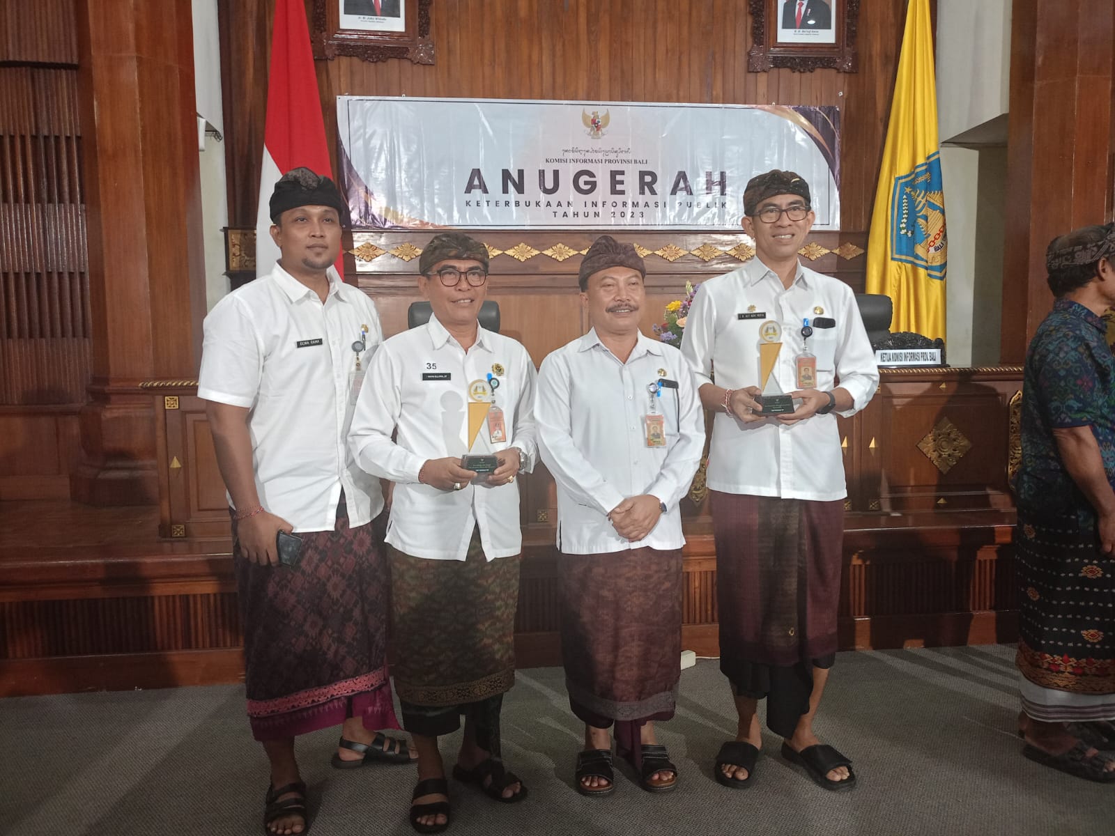 Pemkot Denpasar Raih 3 Anugerah Keterbukaan Informasi Publik 2023, Jadi Kado Indah di Penghujung Tahun 2023. 