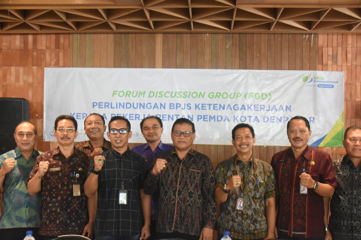 Sekda Alit Wiradana Hadiri FGD BPJS Ketenagakerjaan Bahas Perlindungan Terhadap Pekerja Rentan di Kota Denpasar
