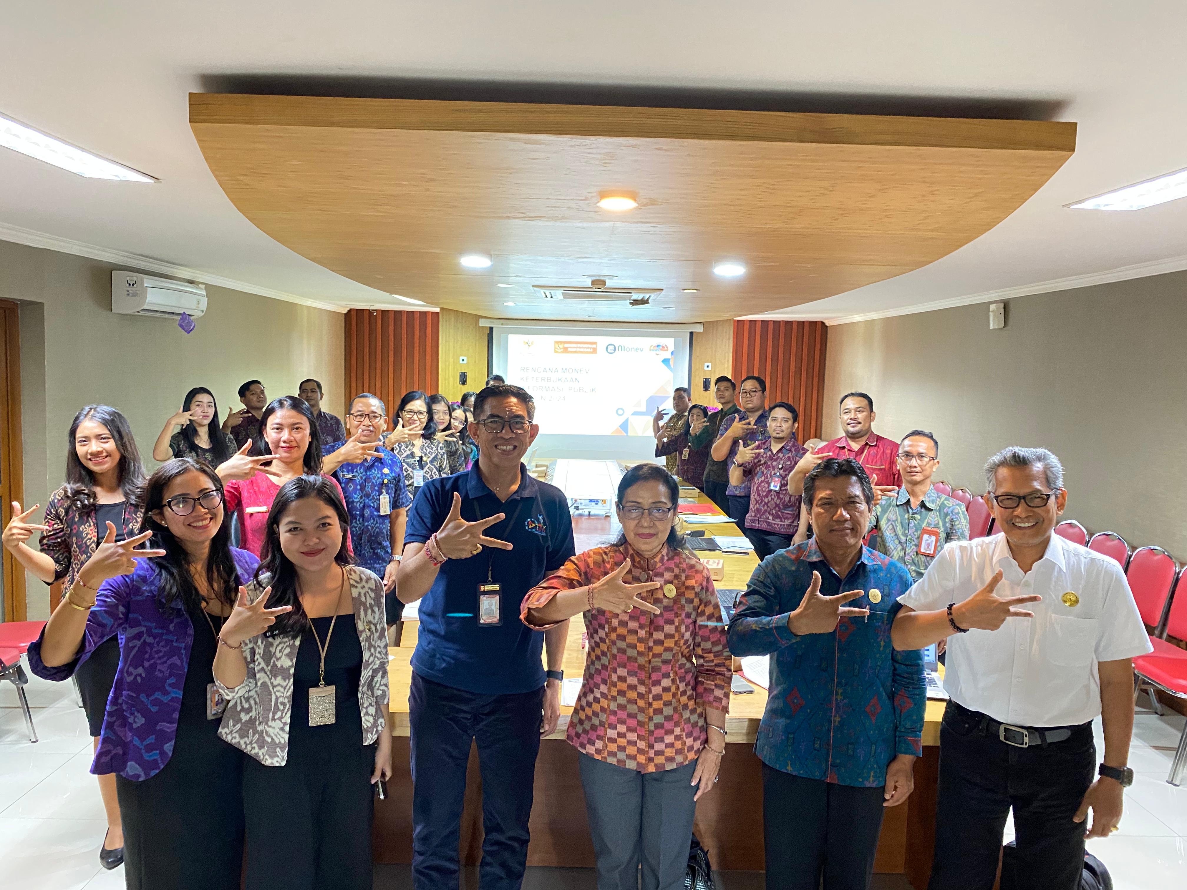 Wujudkan Denpasar Semakin Akuntabel dan Trasparan Melalui Bimtek “Pengisian Kuisioner Monev Keterbukaan Informasi Publik (KIP) Tahun 2024