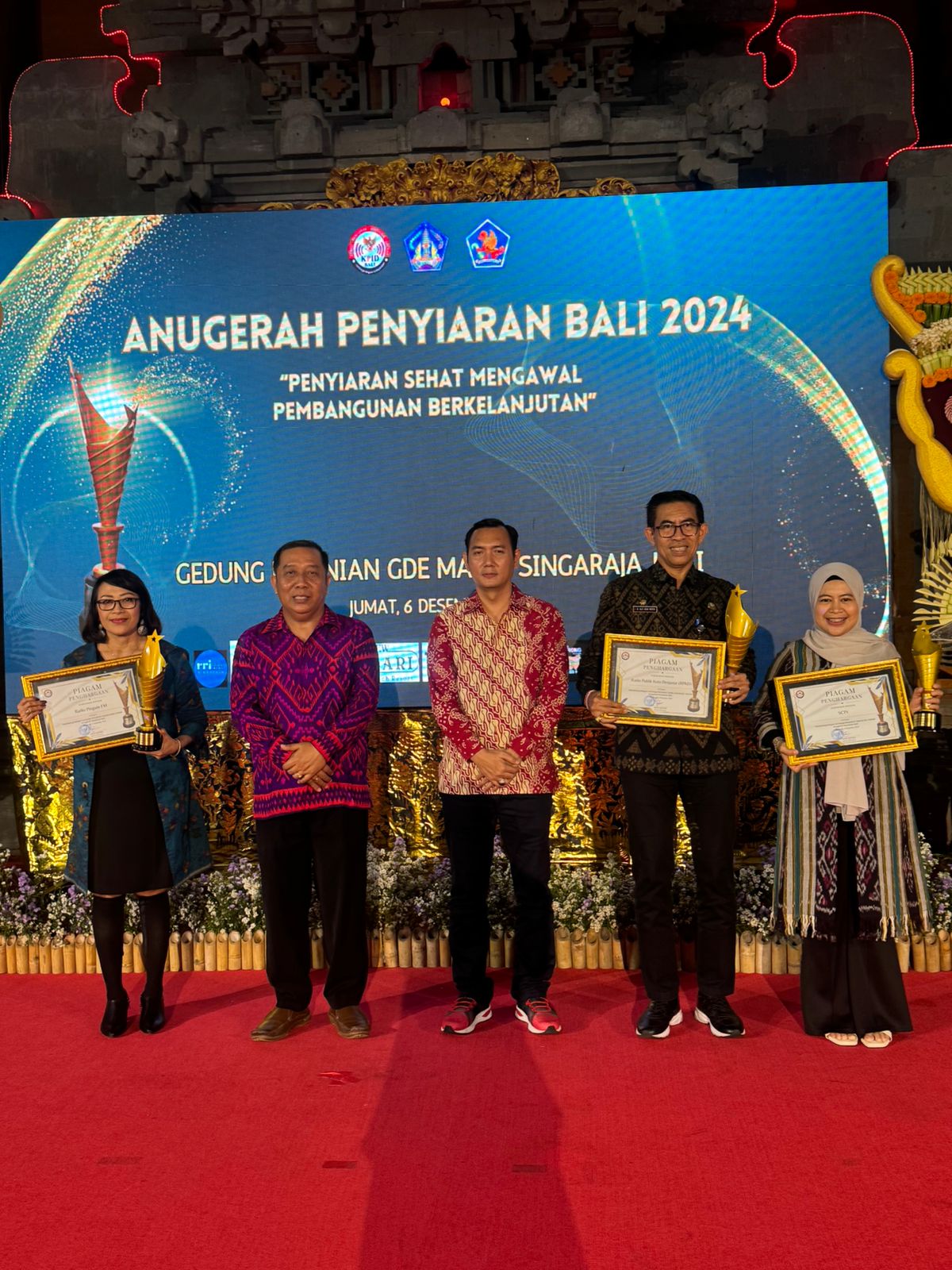 RPKD FM Torehkan Prestasi Sebagai LPPL Terbaik di Bali