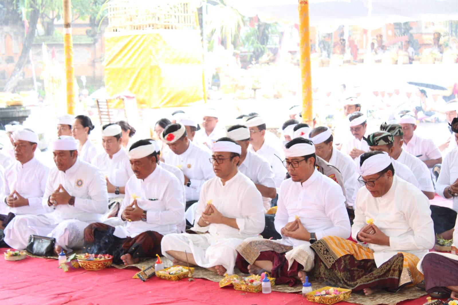 Rangkaian Nyepi, Pemkot Denpasar Gelar Tawur Agung Tilem Kesanga di Kawasan Catus Pata Patung Catur Muka.