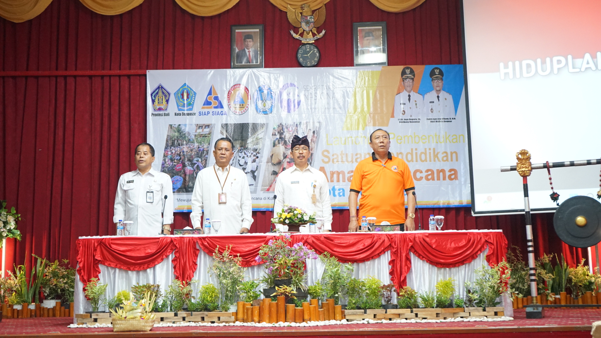 Pemkot Denpasar Luncurkan Pembentukan Satuan Pendidikan Aman Bencana,  Wujudkan Pemahaman Mitigasi Bencana Sejak Dini