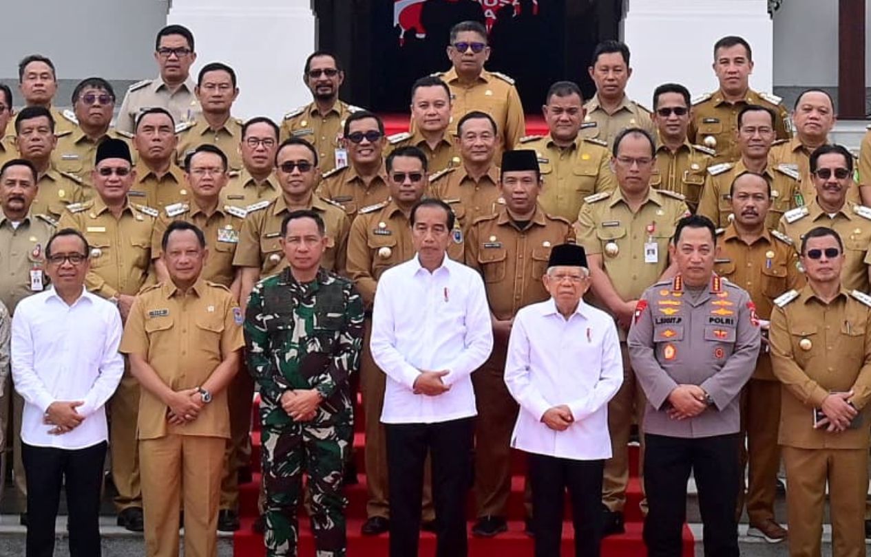 Walikota Jaya Negara Bersama Kepala Daerah Lainnya Ikuti Pengarahan Presiden Joko Widodo di IKN