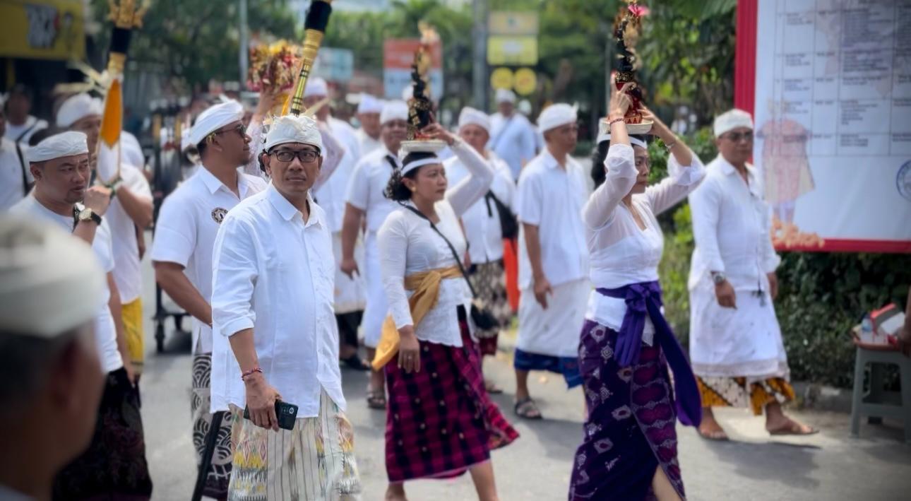 Rangkaian Karya Ngenteg Linggih, Bapenda Kota Denpasar Gelar Upacara Mendak Siwi.