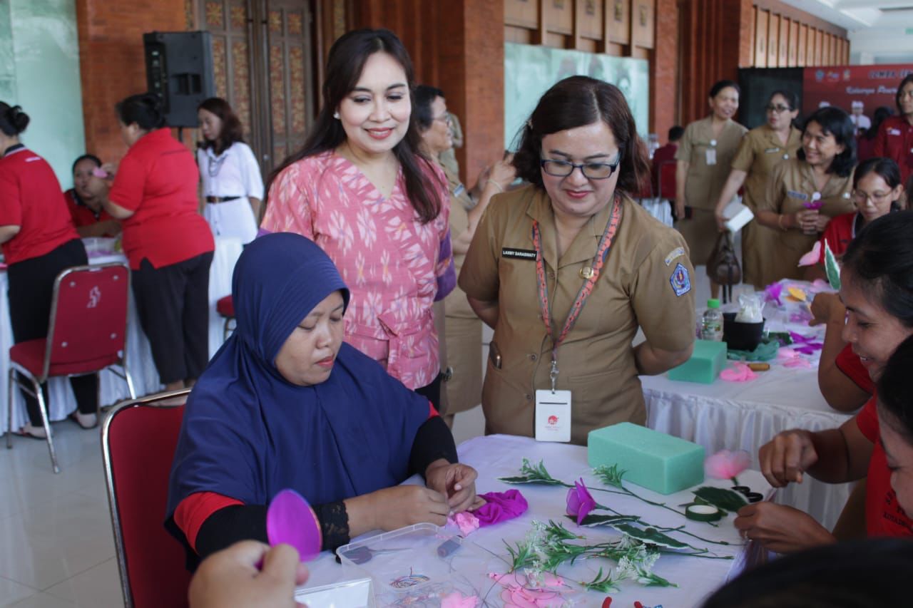 Puluhan KPM PKH di Kota Denpasar Ikut Semarakkan Rangkaian HUT ke 236 Kota Denpasar