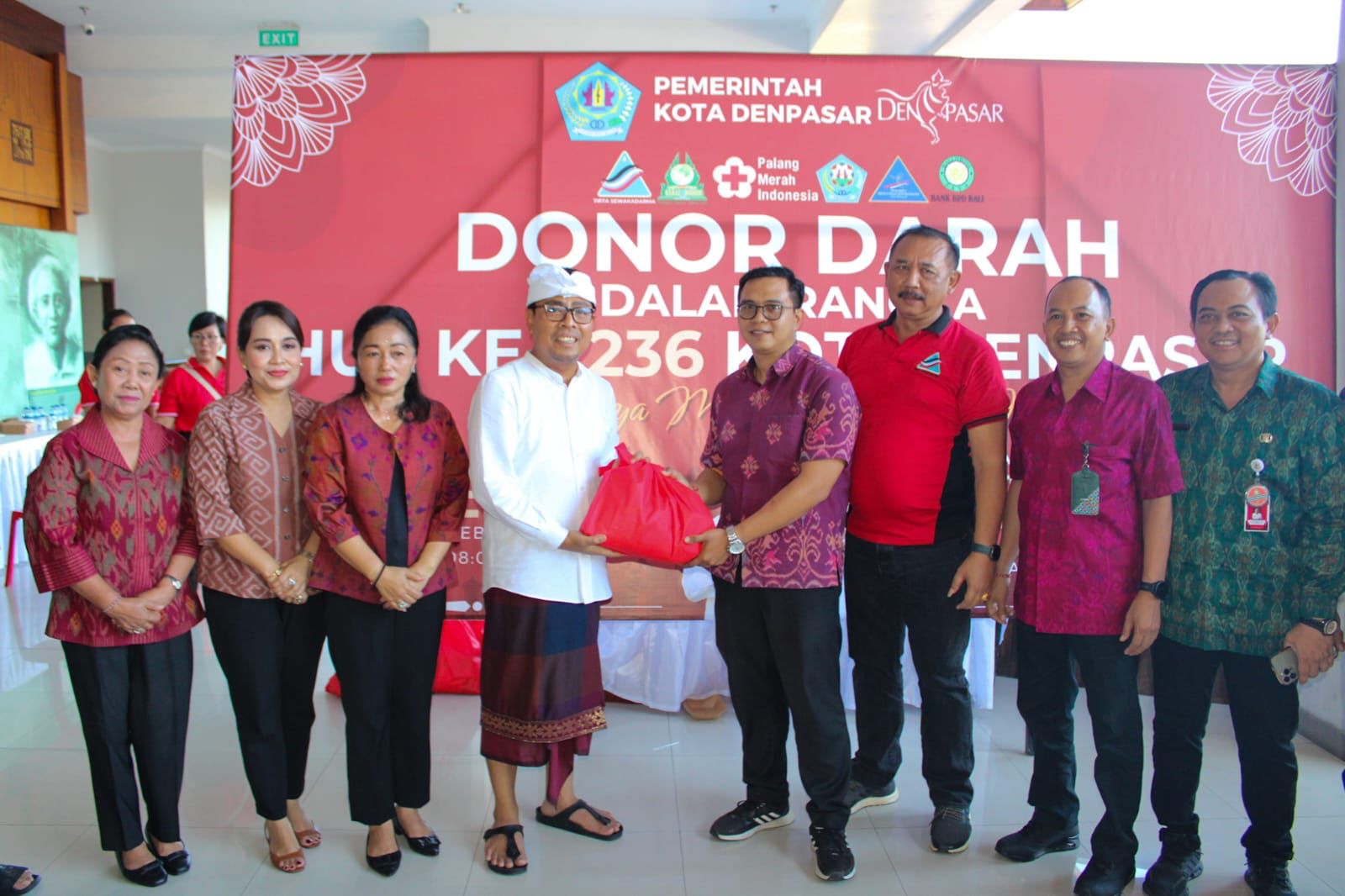 Aksi Sosial Donor Darah Meriahkan Semarak HUT ke-236 Kota Denpasar.