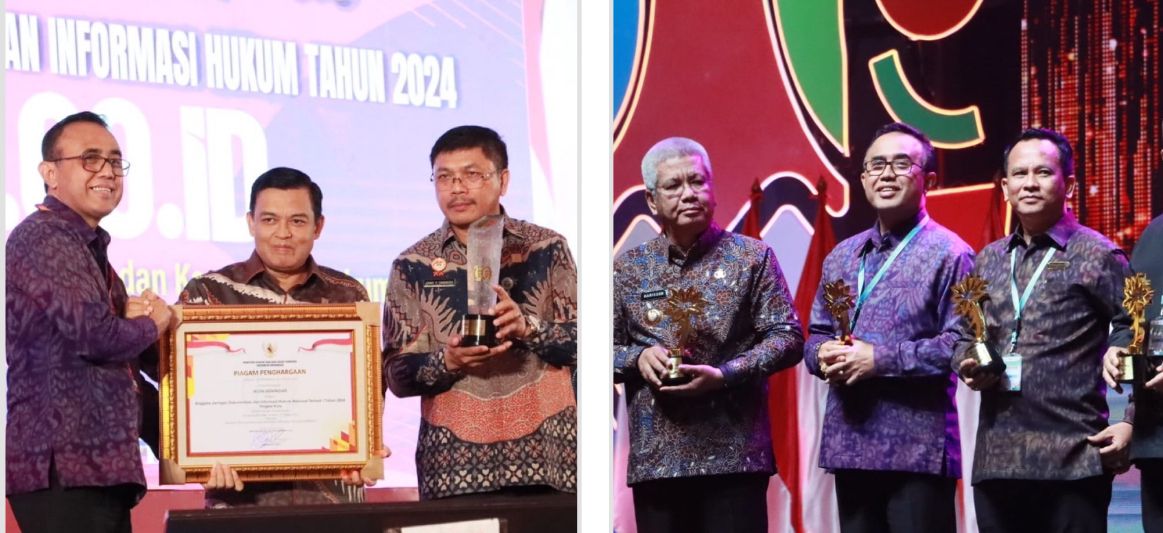 Walikota Jaya Negara Terima Dua Penghargaan Nasional.