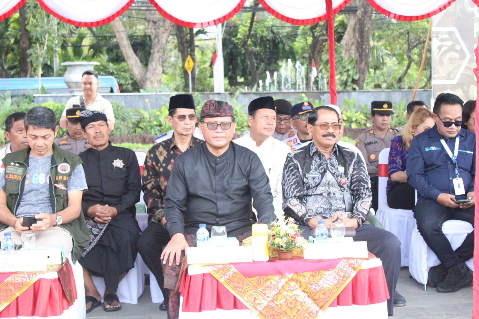 Sekda Alit Wiradana Hadiri Apel Gelar Pasukan Operasi Mantap Praja Agung 2024