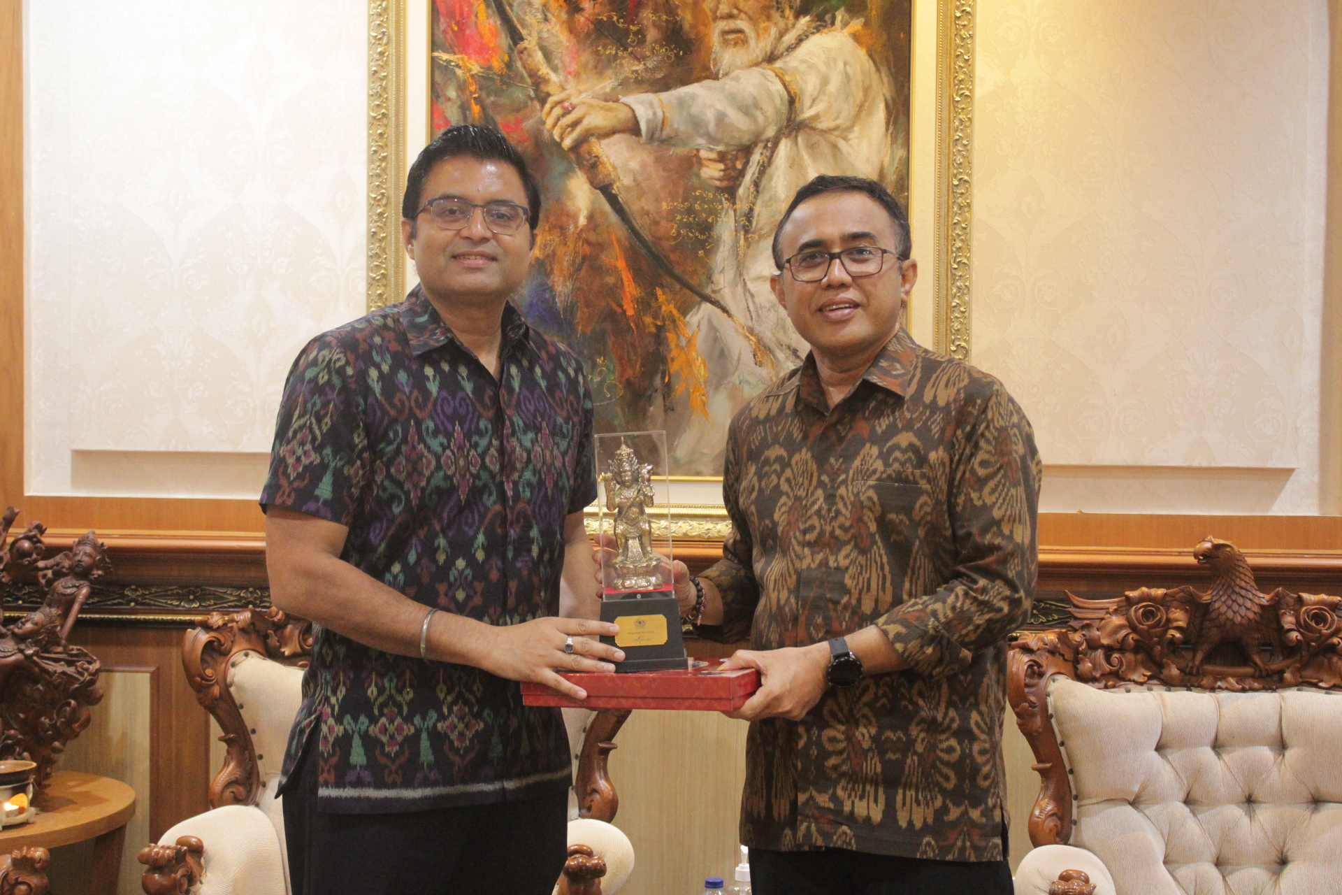 Jaya Negara Terima Konjen India Shashank Vikram Bahas Sejumlah Potensi Kerjasama Antara Kedua Pihak