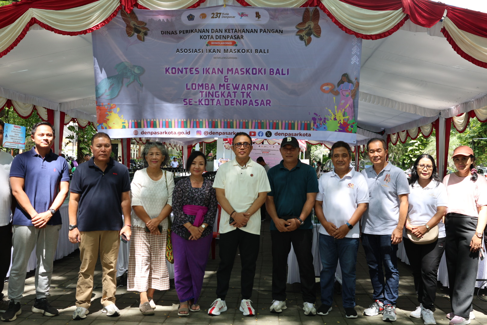 Rangkaian Hut ke-237, Pemkot Denpasar Gelar Weekend Dog Festival dan Kontes Ikan Mas Koki Bali.