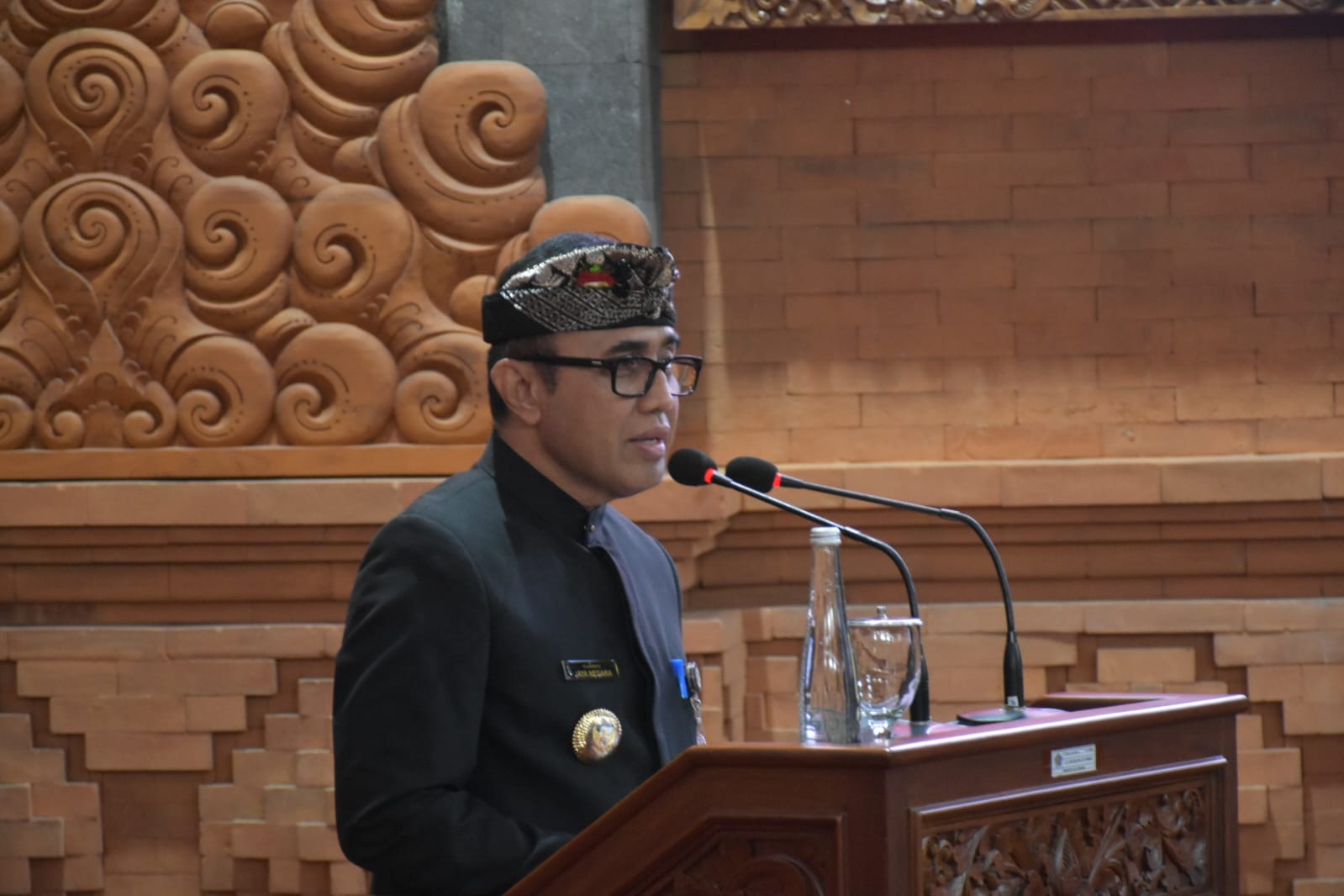 Kembali Pimpin Denpasar, Jaya - Wibawa Sampaikan Pidato di Sidang Paripurna Dewan,