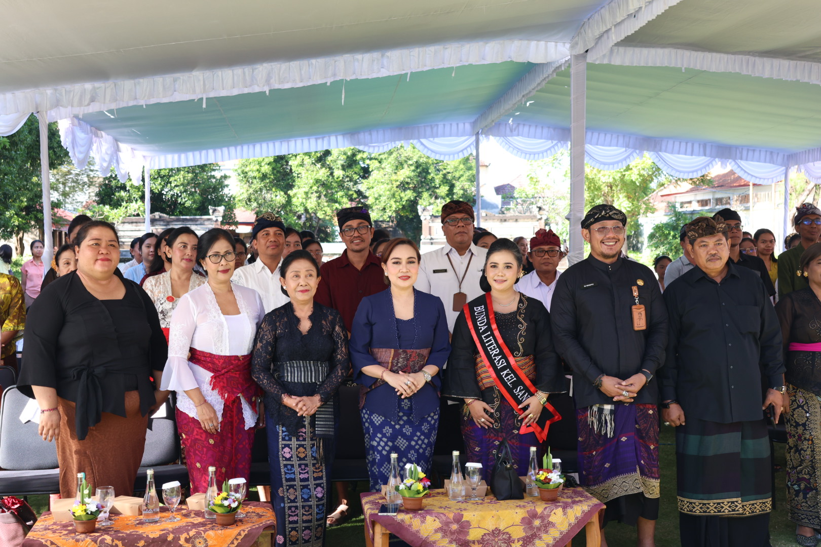 Ny. Ayu Kristi Arya Wibawa Buka Gebyar Literasi Kelurahan Sanur