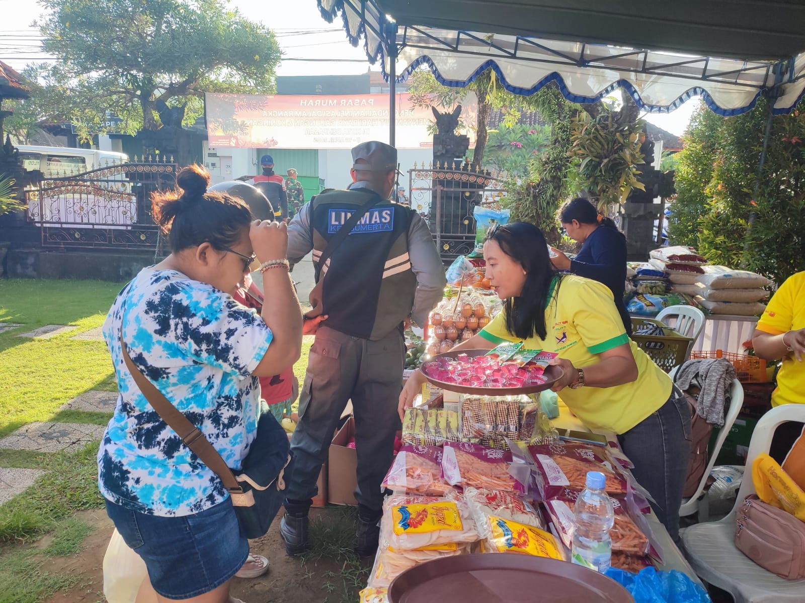 Pasar Murah Jelang Galungan dan Kuningan Pemkot Denpasar Sasar Banjar Abian Kapas Kelod, Dentim.