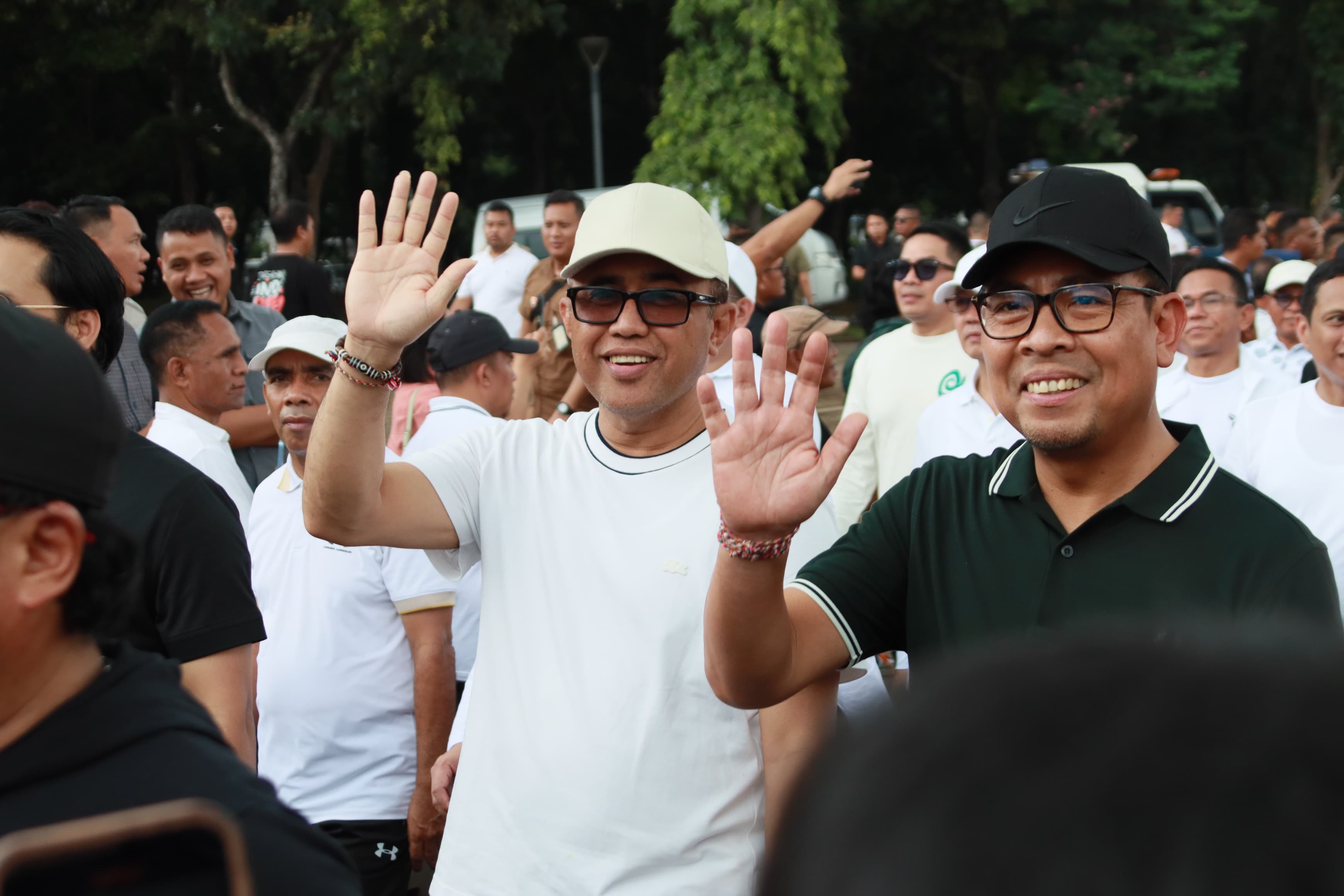 Jaya Negara dan Arya Wibawa Ikuti Gladi Pelantikan Kepala Daerah Serentak