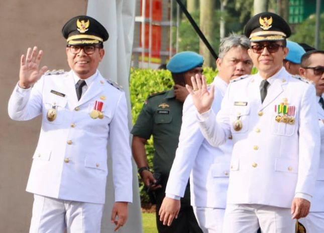 Jaya Negara dan Arya Wibawa Kembali Dilantik Sebagai Walikota dan Wakil Walikota Denpasar
