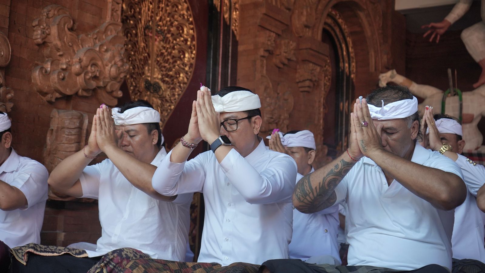 Wawali Arya Wibawa Hadiri Karya Mamungkah, Ngenteg Linggih, lan Padudusan Alit Wrespati Kalpa, Banjar Adat Padangsambian
