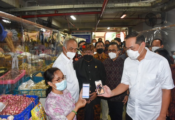 Disambangi Mendag Muhammad Lutfi, Pasar Badung Dirancang Jadi Percontohan SOP Pedulilindungi di Pasar Rakyat