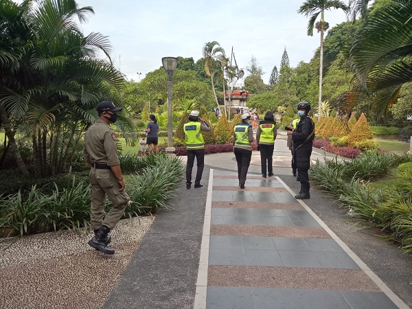 Salah Gunakan Masker, Tim Yustisi Bina 4 Orang Pelanggar Prokes