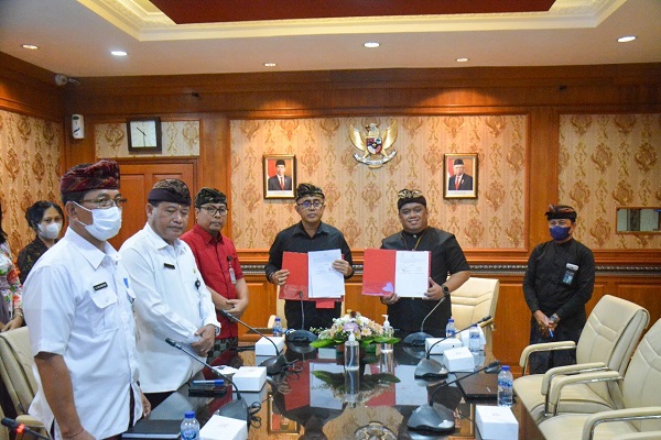 Tandatangani MoU dengan PT. Indonesia Power Bali PGU, Jaya Negara: Kuatkan Sinergi Pengelolaan Kebencanaan dan Energi Berkelanjutan 