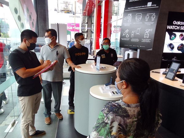 Sat Pol PP Kembali Sidak 3 Mall di Denpasar Pastikan Penerapan Prokes Covid-19
