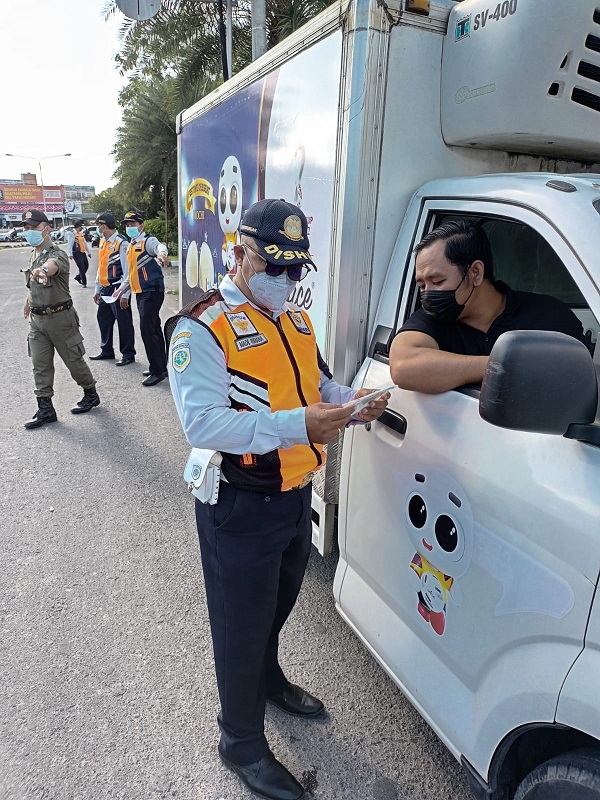 Dishub Denpasar Gelar Penertiban Angkutan Barang